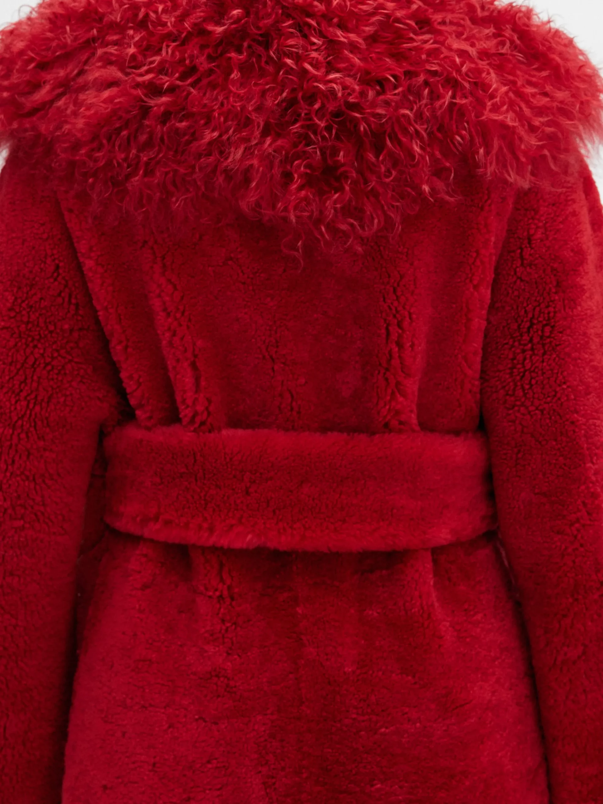 Clearance Jacquemus De lange jas van Pilou DarkRed