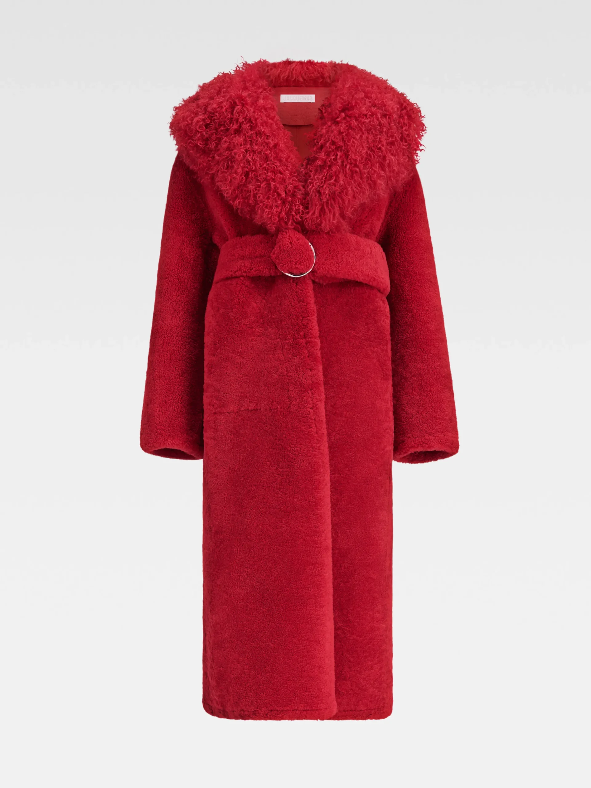 Clearance Jacquemus De lange jas van Pilou DarkRed