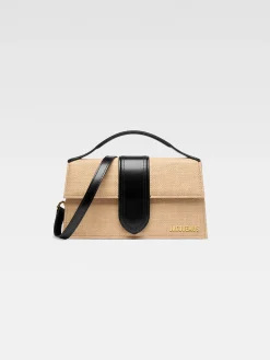 New Jacquemus De large Bambino Ivory/Black
