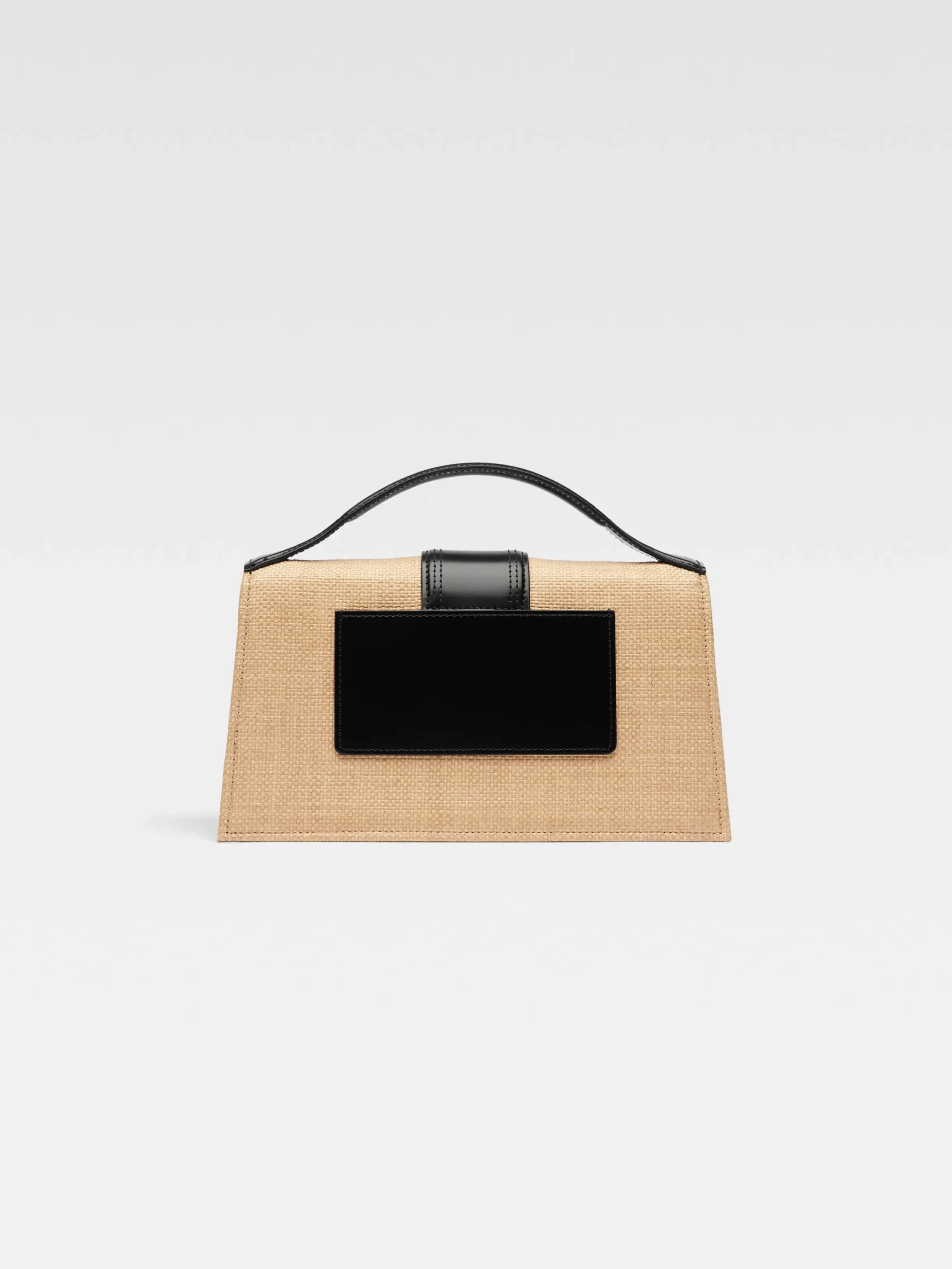 New Jacquemus De large Bambino Ivory/Black