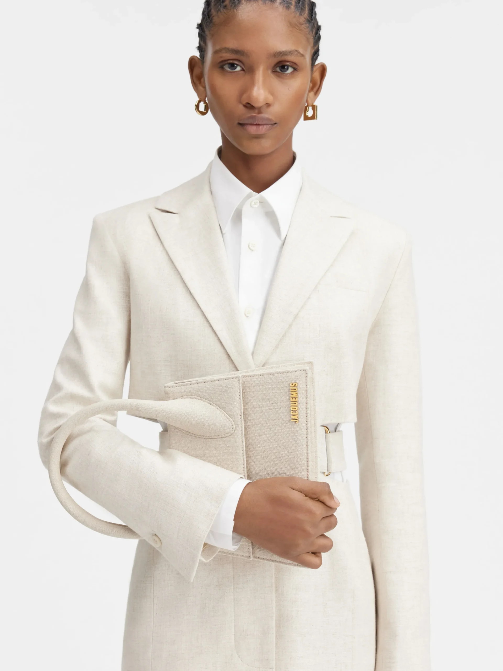 Online Jacquemus De large Chiquito LightGreige