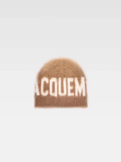 Best Jacquemus De Logo-beanie Camel