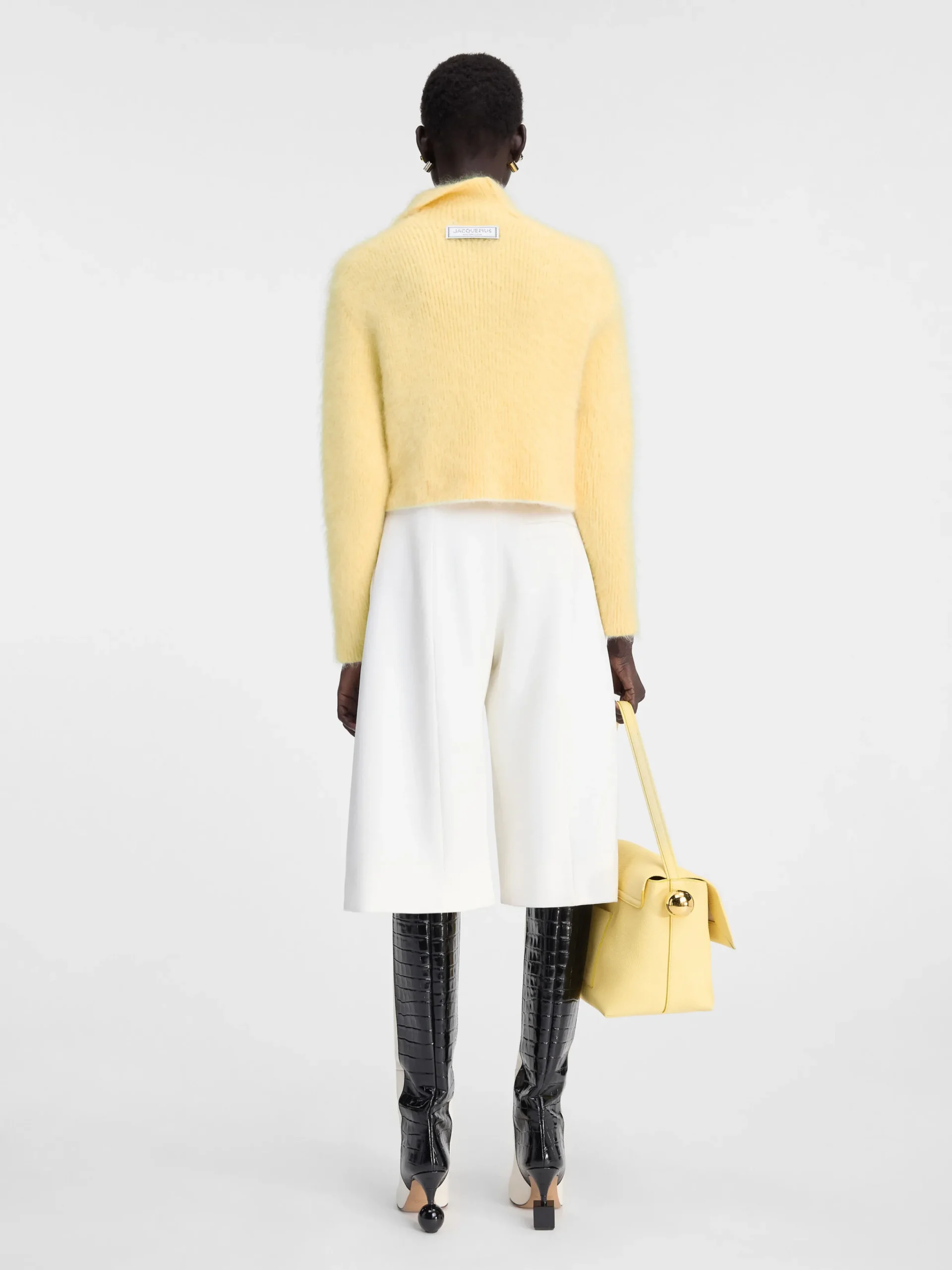 New Jacquemus De Marina trui LightYellow