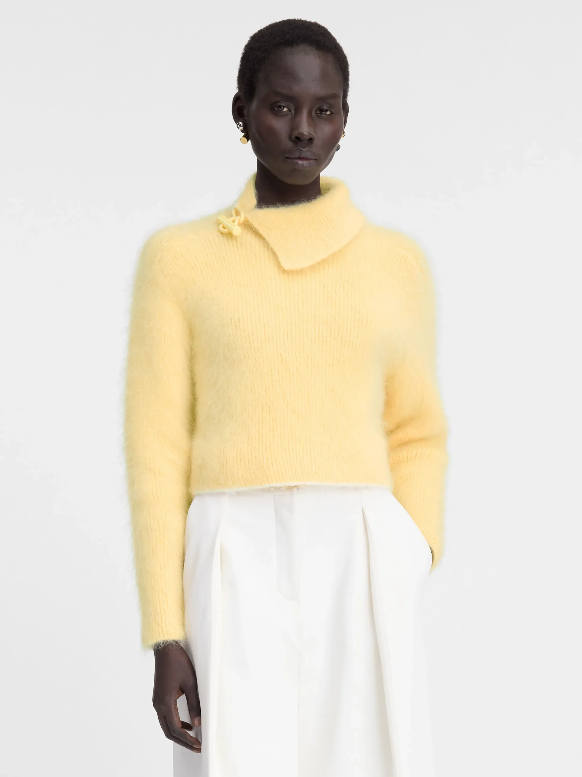 New Jacquemus De Marina trui LightYellow