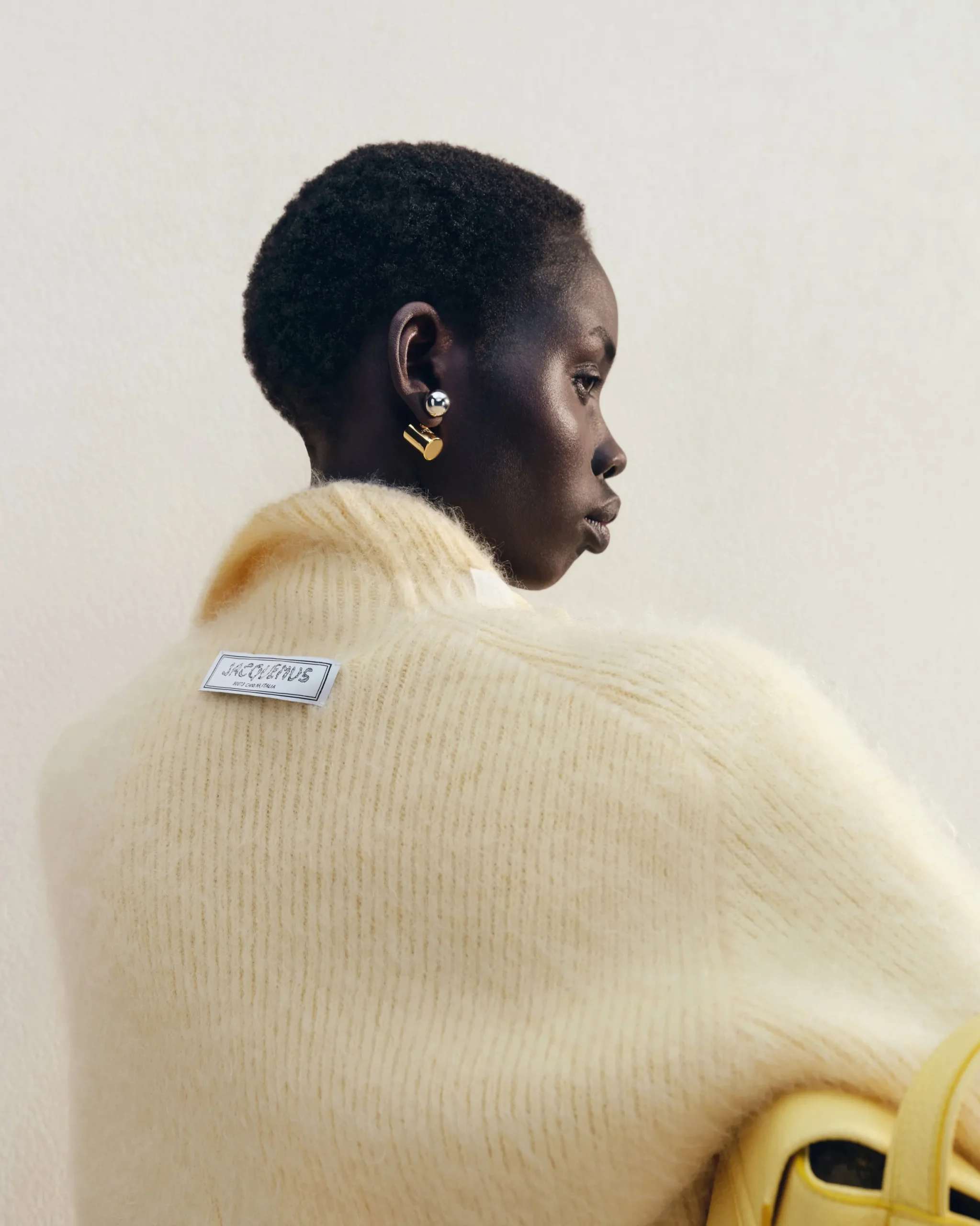 New Jacquemus De Marina trui LightYellow