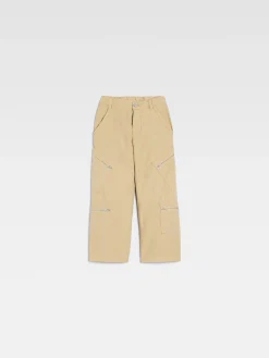 Outlet Jacquemus De Marrone cargobroek voor kinderen DarkBeige