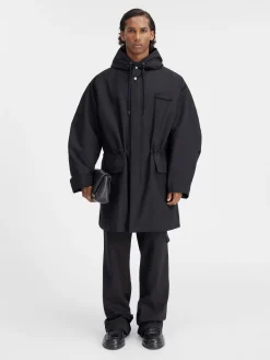 Hot Jacquemus De Marrone parka Black