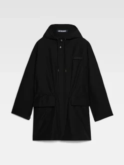 Hot Jacquemus De Marrone parka Black