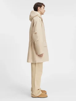 Discount Jacquemus De Marrone parka Beige
