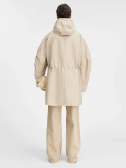 Discount Jacquemus De Marrone parka Beige