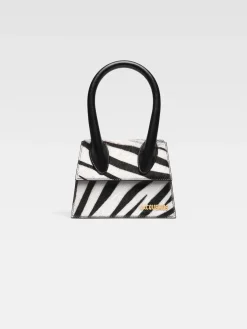 Fashion Jacquemus De medium Chiquito Black&WhiteZebra