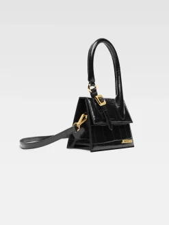 Discount Jacquemus De medium Chiquito met gesp Black