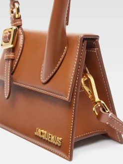 Discount Jacquemus De medium Chiquito met gesp LightBrown