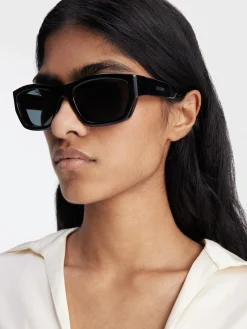 Sale Jacquemus De Meridiano zonnebril Black