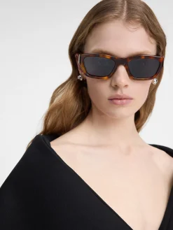 Discount Jacquemus De Meridiano zonnebril MultiBrown