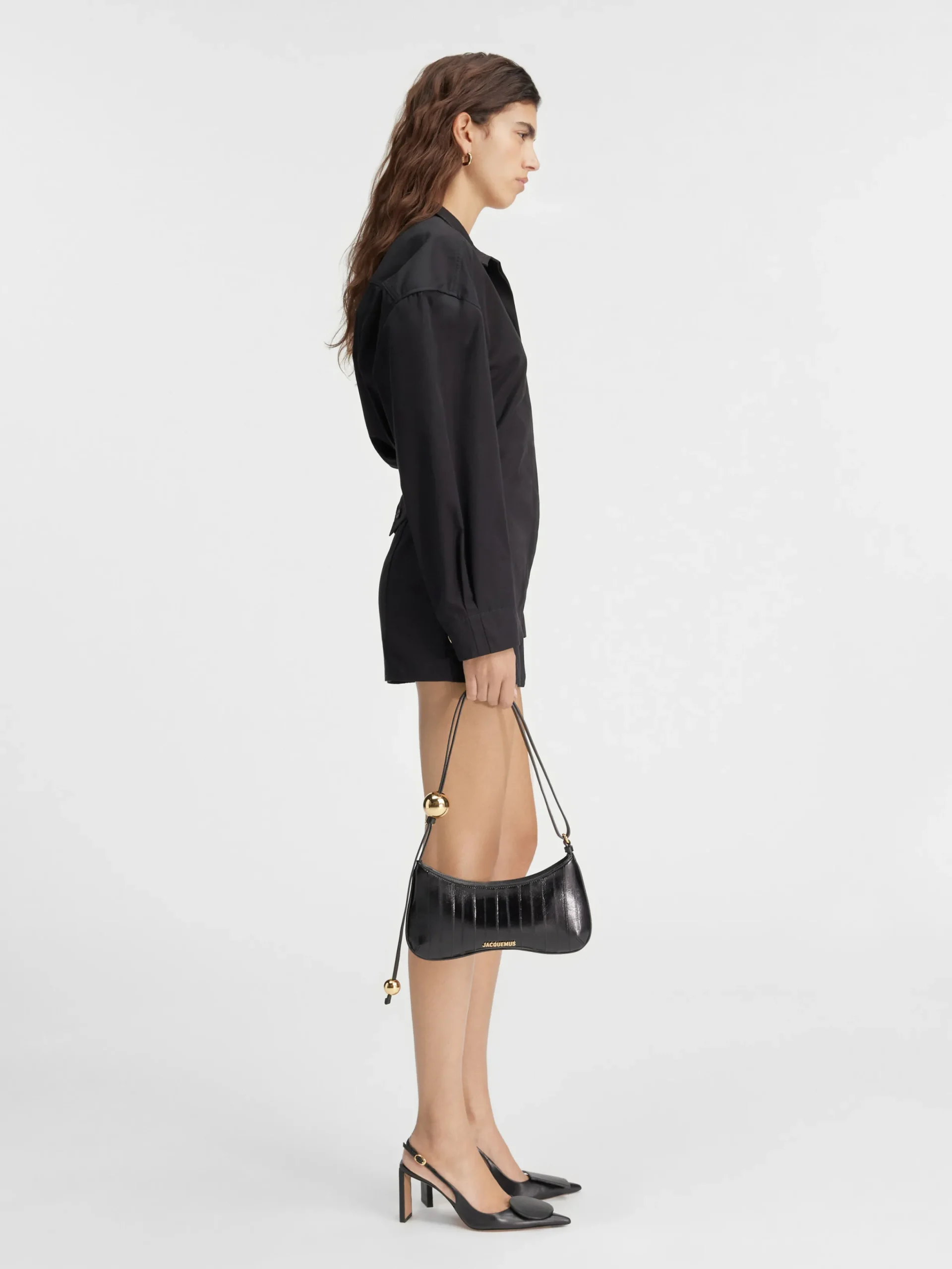 Best Jacquemus De mini overhemdjurk Black