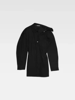 Best Jacquemus De mini overhemdjurk Black