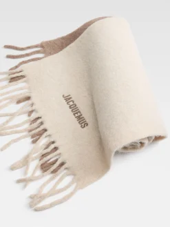 Outlet Jacquemus De Moisson sjaal Multi-Beige