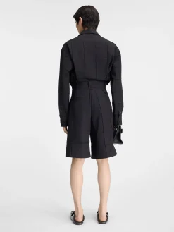 Online Jacquemus De Navega korte broek met plooien Black