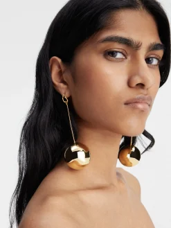 Sale Jacquemus De Nodo grote oorbellen Gold