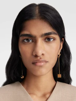 New Jacquemus De Nodo oorbellen Gold