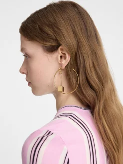 New Jacquemus De Nodo oorringen Gold