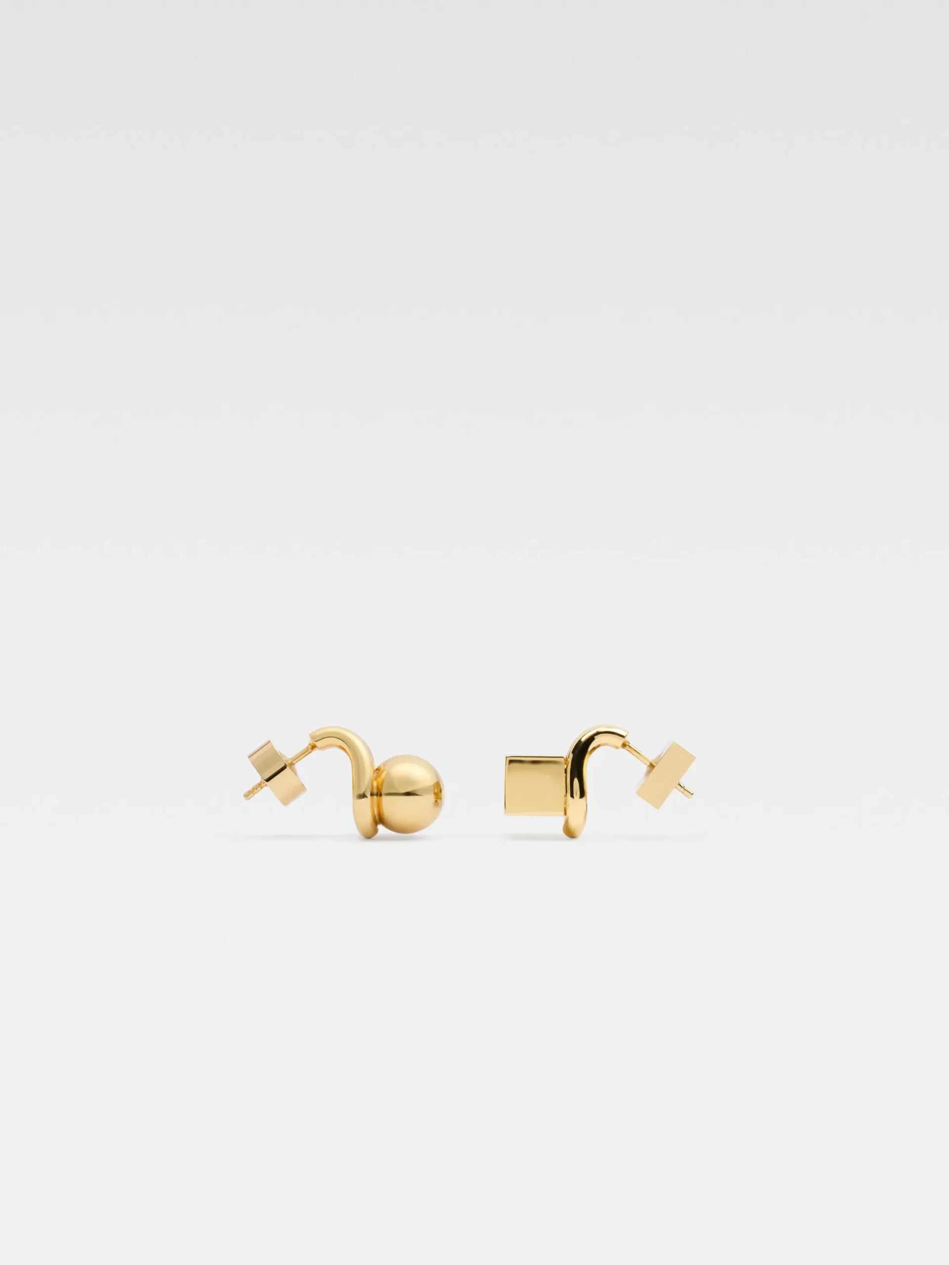 Online Jacquemus De Nodo stud-oorbellen Gold