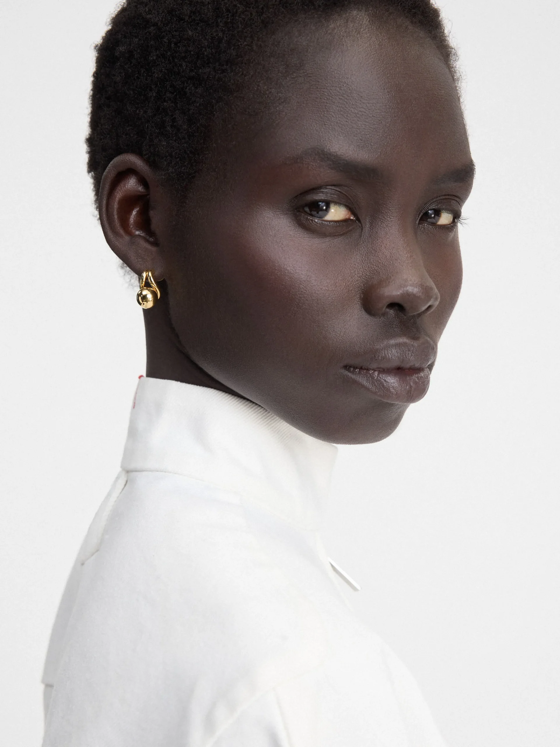 Online Jacquemus De Nodo stud-oorbellen Gold
