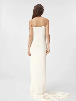 Fashion Jacquemus De Noiva jurk Off-White