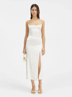 Outlet Jacquemus De Notte jurk Off-White