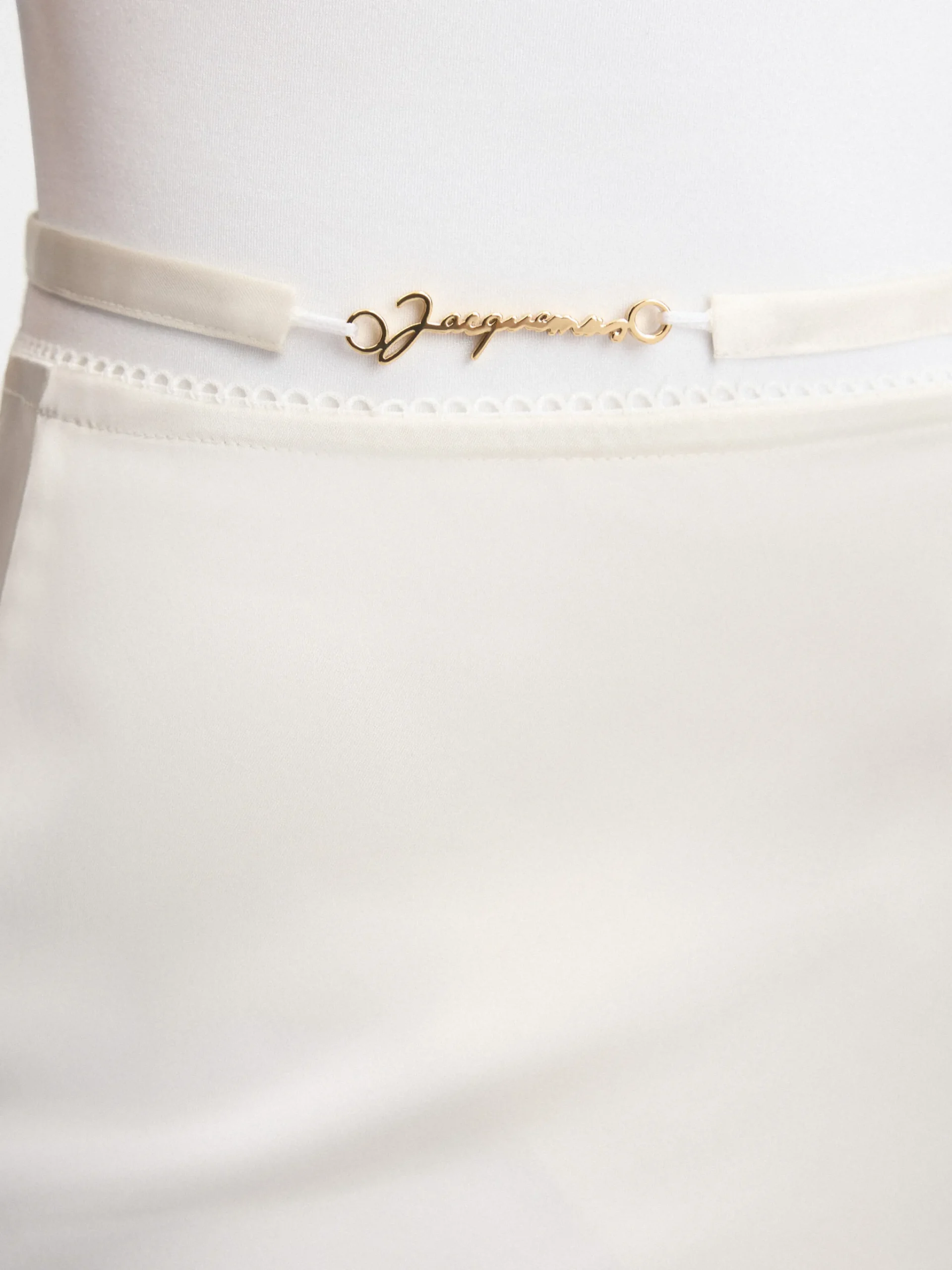 New Jacquemus De Notte rok Off-White
