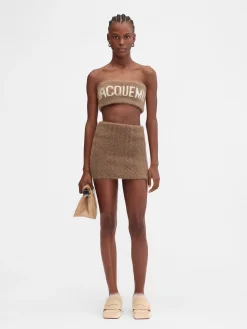 Sale Jacquemus De Nuvola-rok Camel