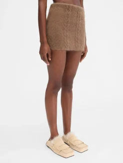 Sale Jacquemus De Nuvola-rok Camel