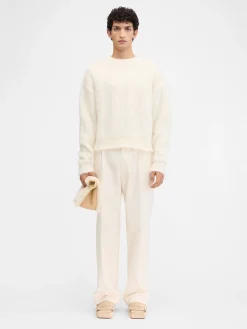 Outlet Jacquemus De Nuvola-trui Off-White
