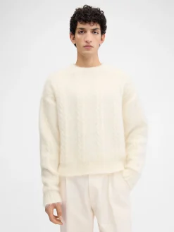 Outlet Jacquemus De Nuvola-trui Off-White