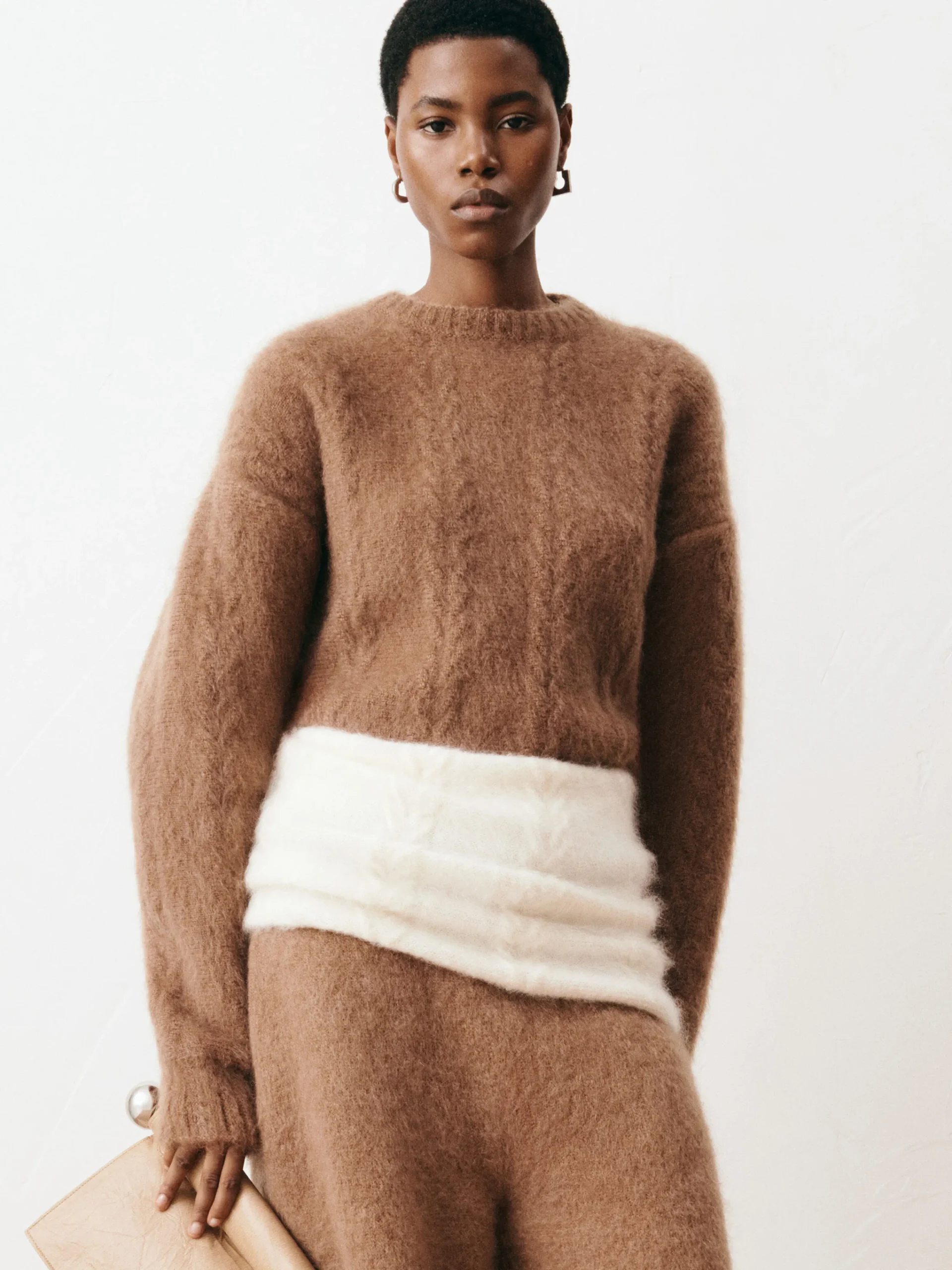 New Jacquemus De Nuvola-trui Camel