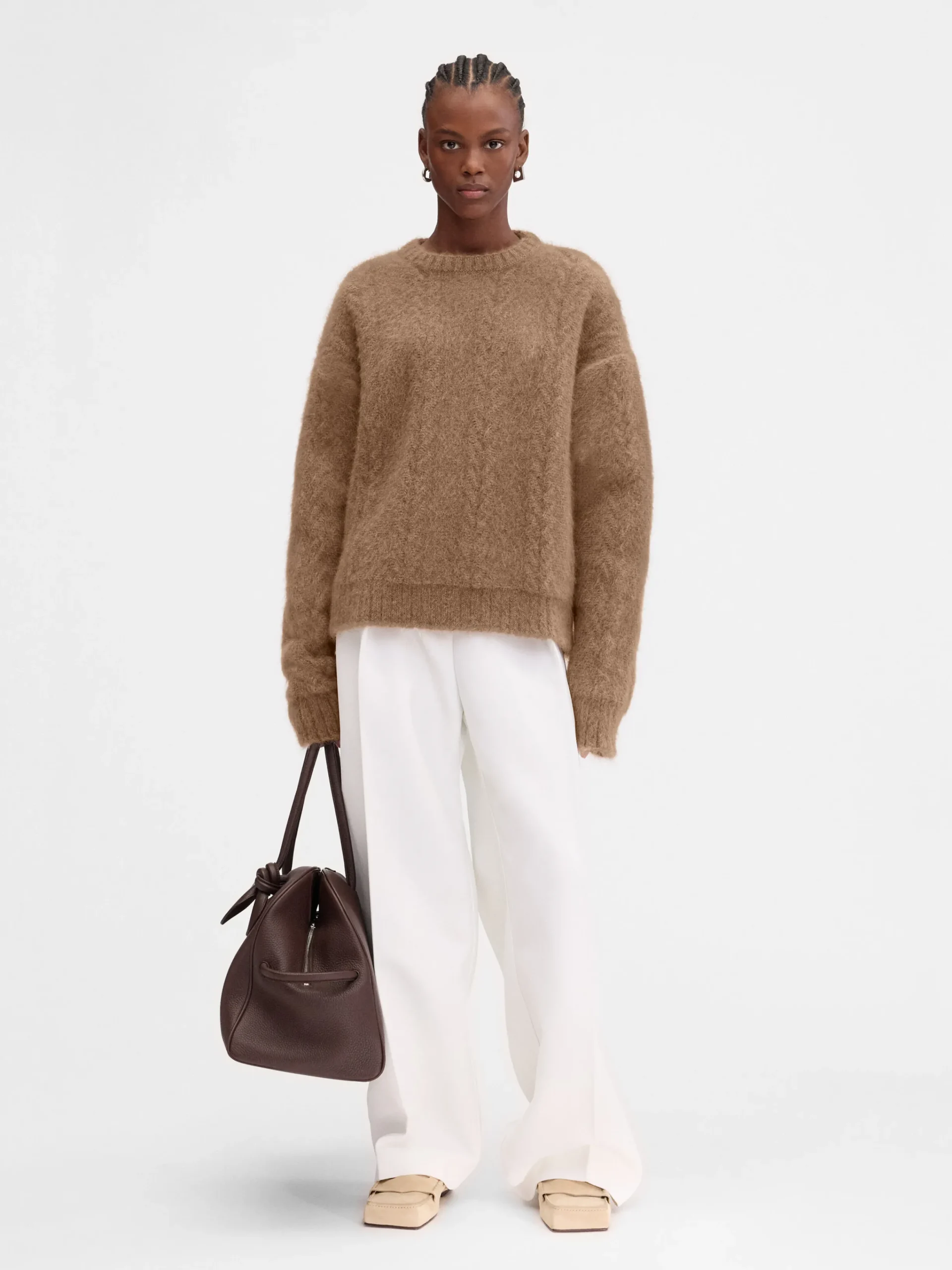 New Jacquemus De Nuvola-trui Camel