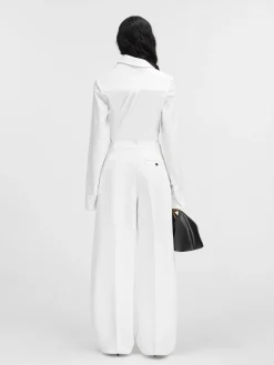 Clearance Jacquemus De Ovalo broek White