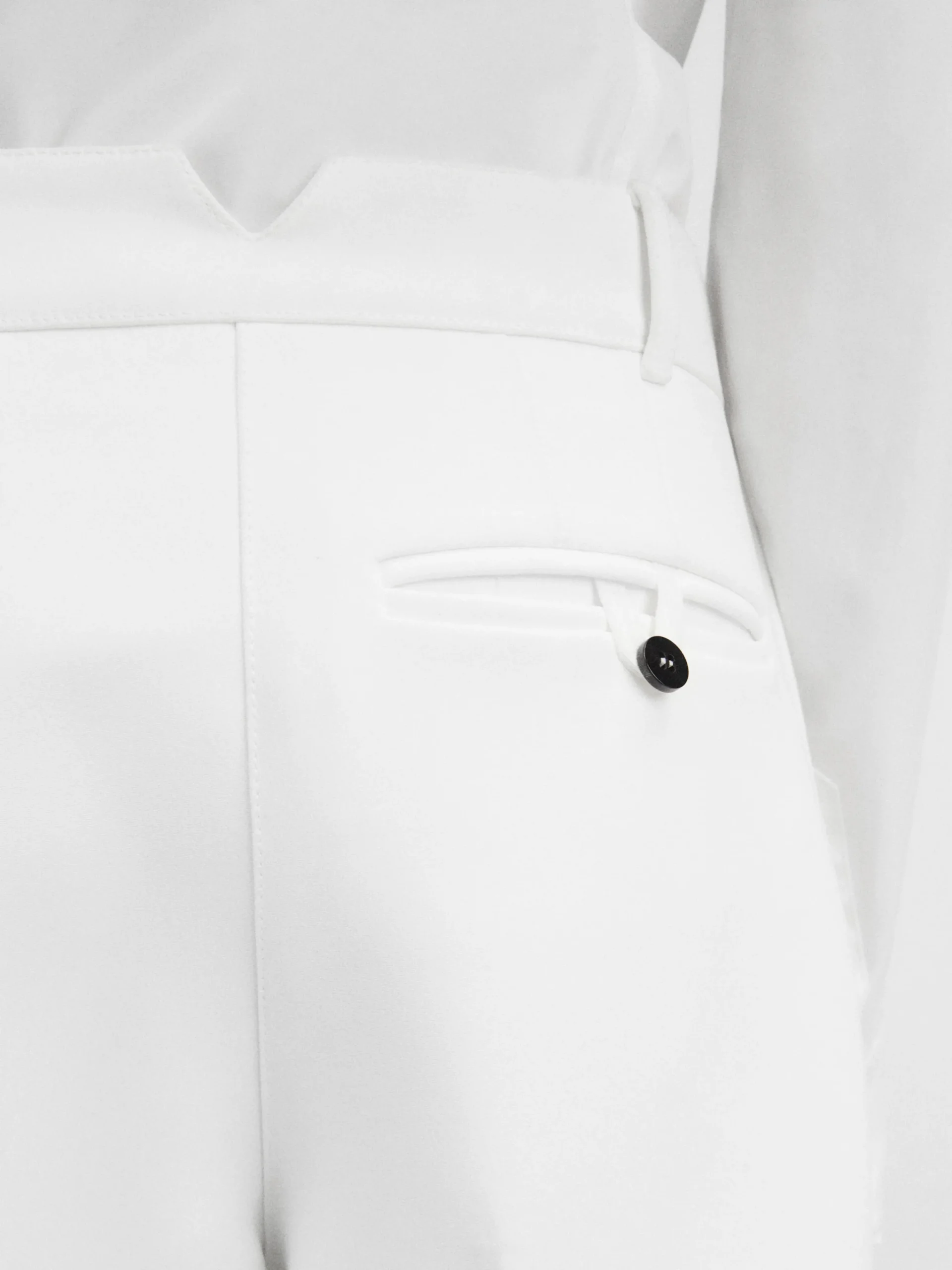 Clearance Jacquemus De Ovalo broek White
