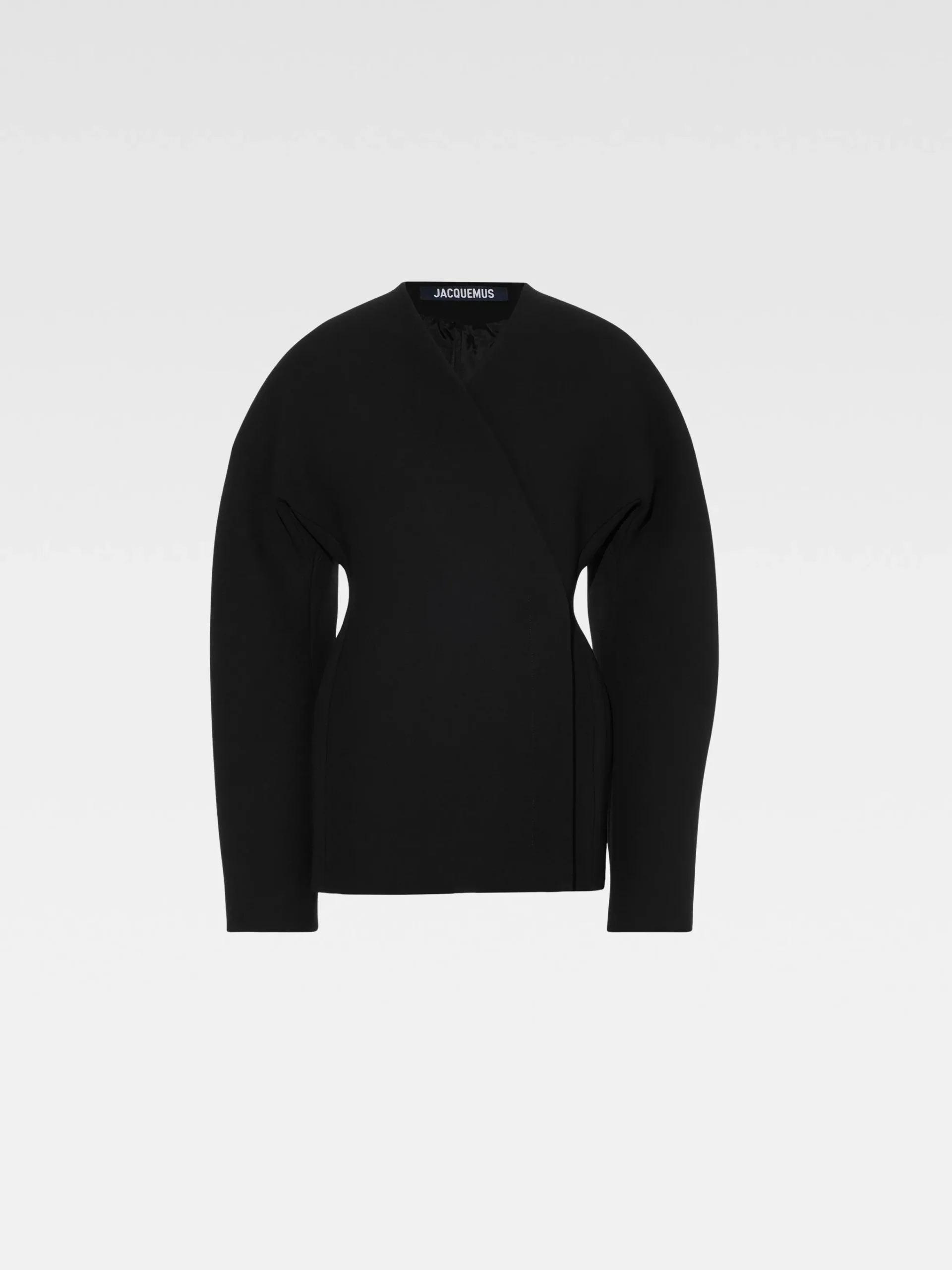 Best Jacquemus De Ovalo jurk Black