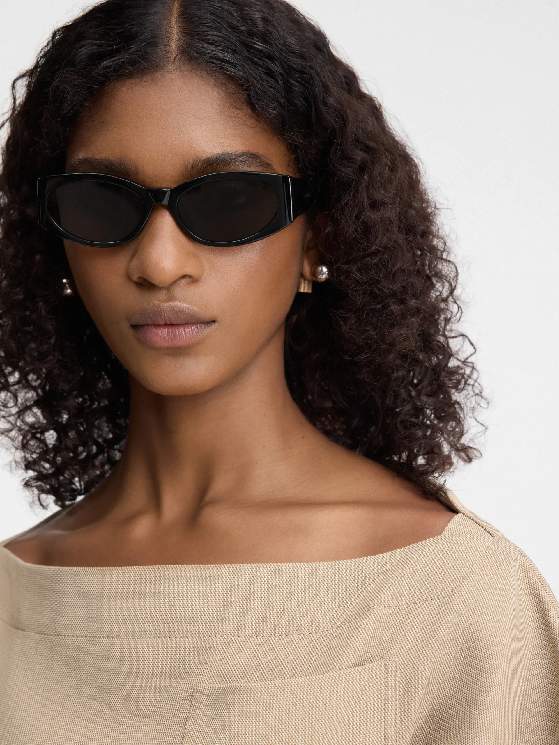 Best Jacquemus De Ovalo zonnebril Black