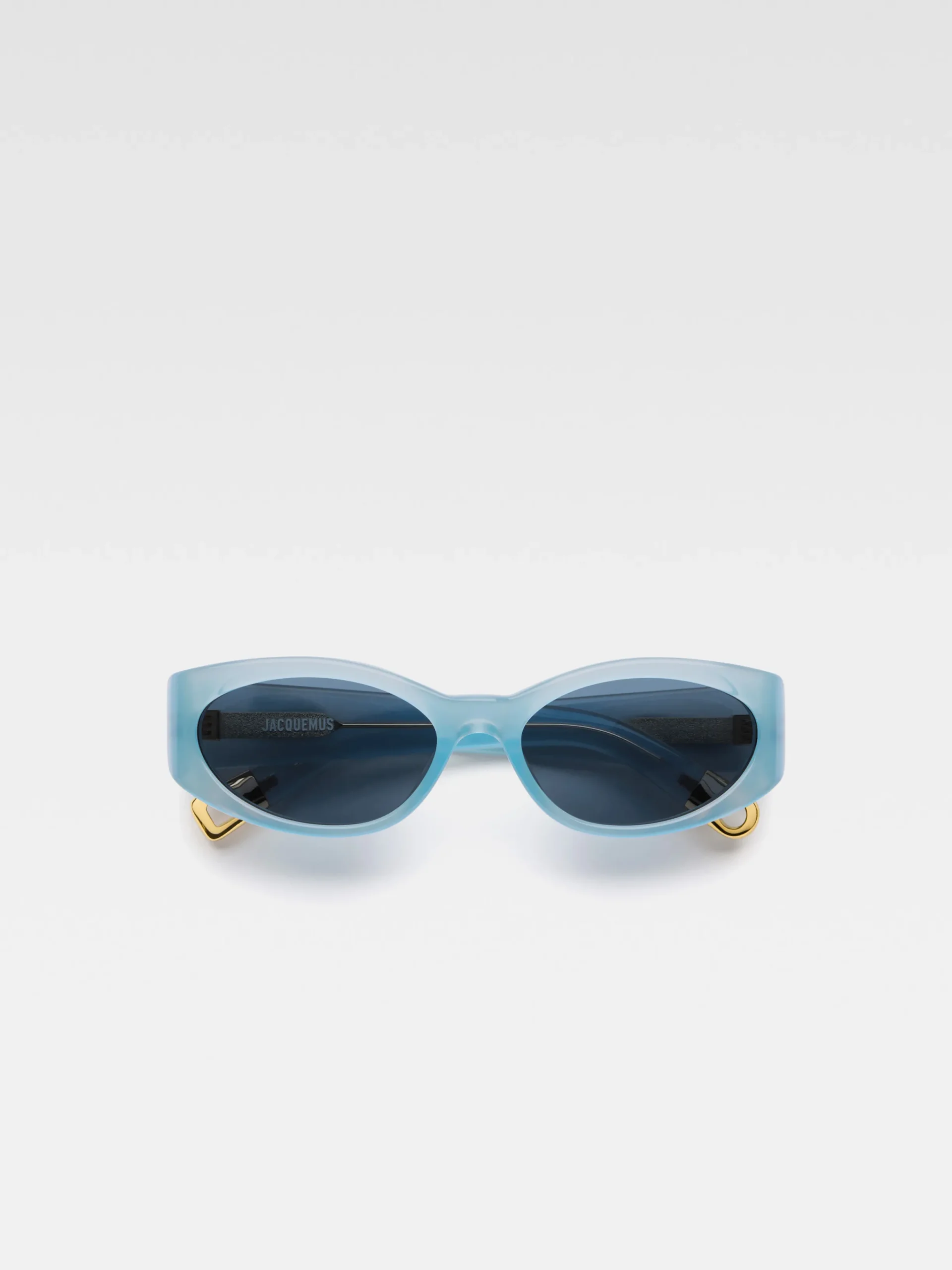 Fashion Jacquemus De Ovalo zonnebril LightBlue