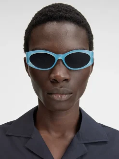 Fashion Jacquemus De Ovalo zonnebril LightBlue