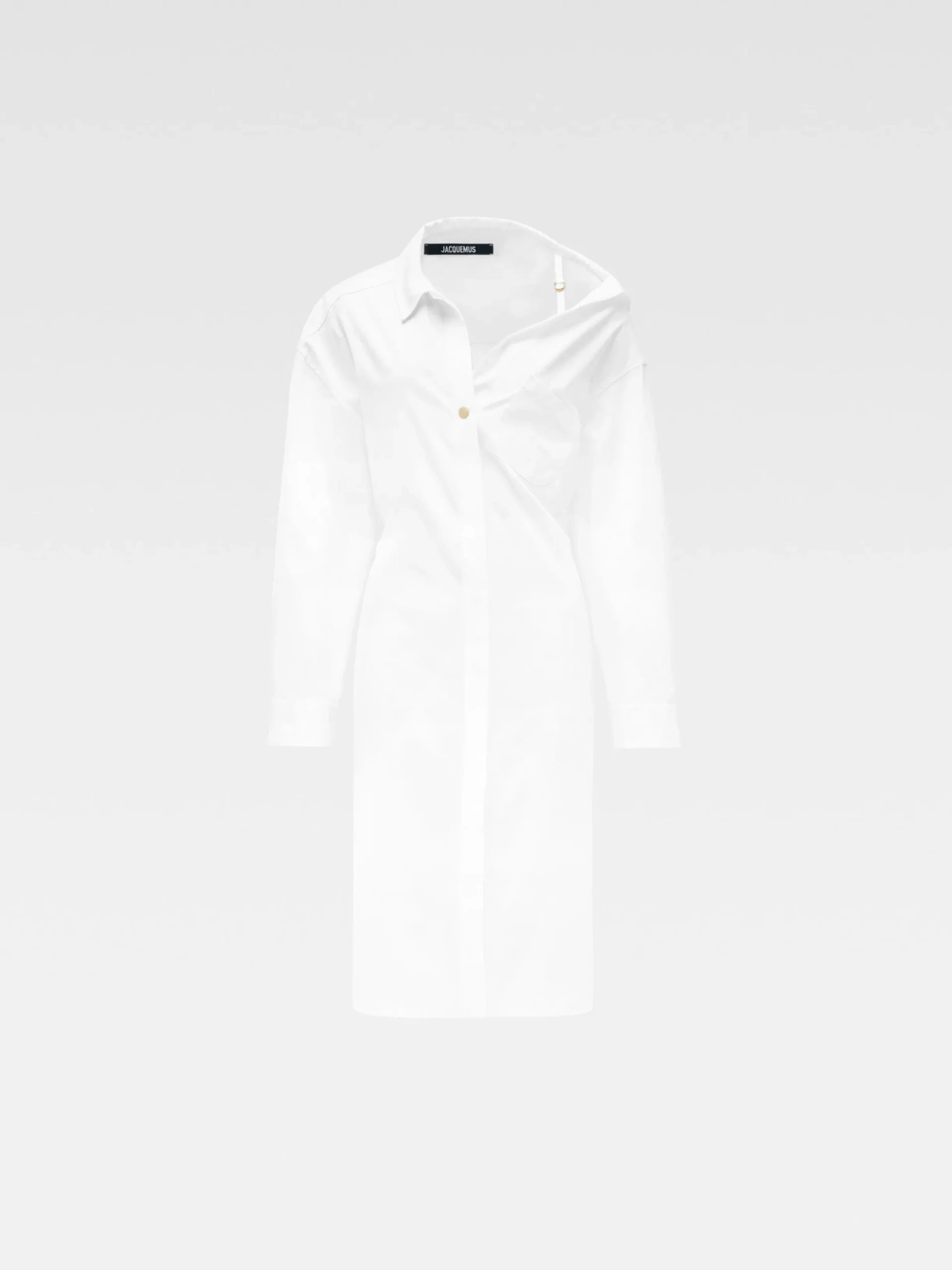 Hot Jacquemus De overhemdjurk White