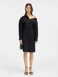 Online Jacquemus De overhemdjurk Black