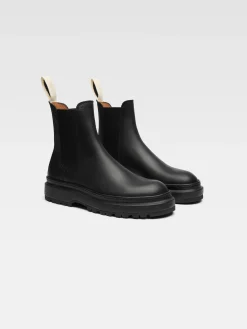 Hot Jacquemus De Pavane enkellaarsjes Black