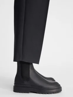 Hot Jacquemus De Pavane enkellaarsjes Black