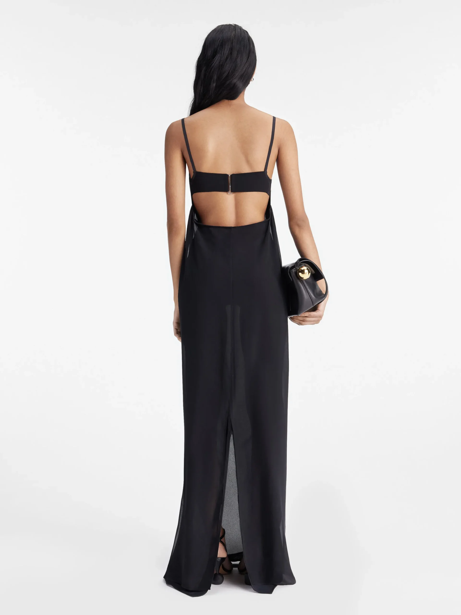 Online Jacquemus De Peplo jurk Black