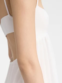 Online Jacquemus De Peplo jurk White