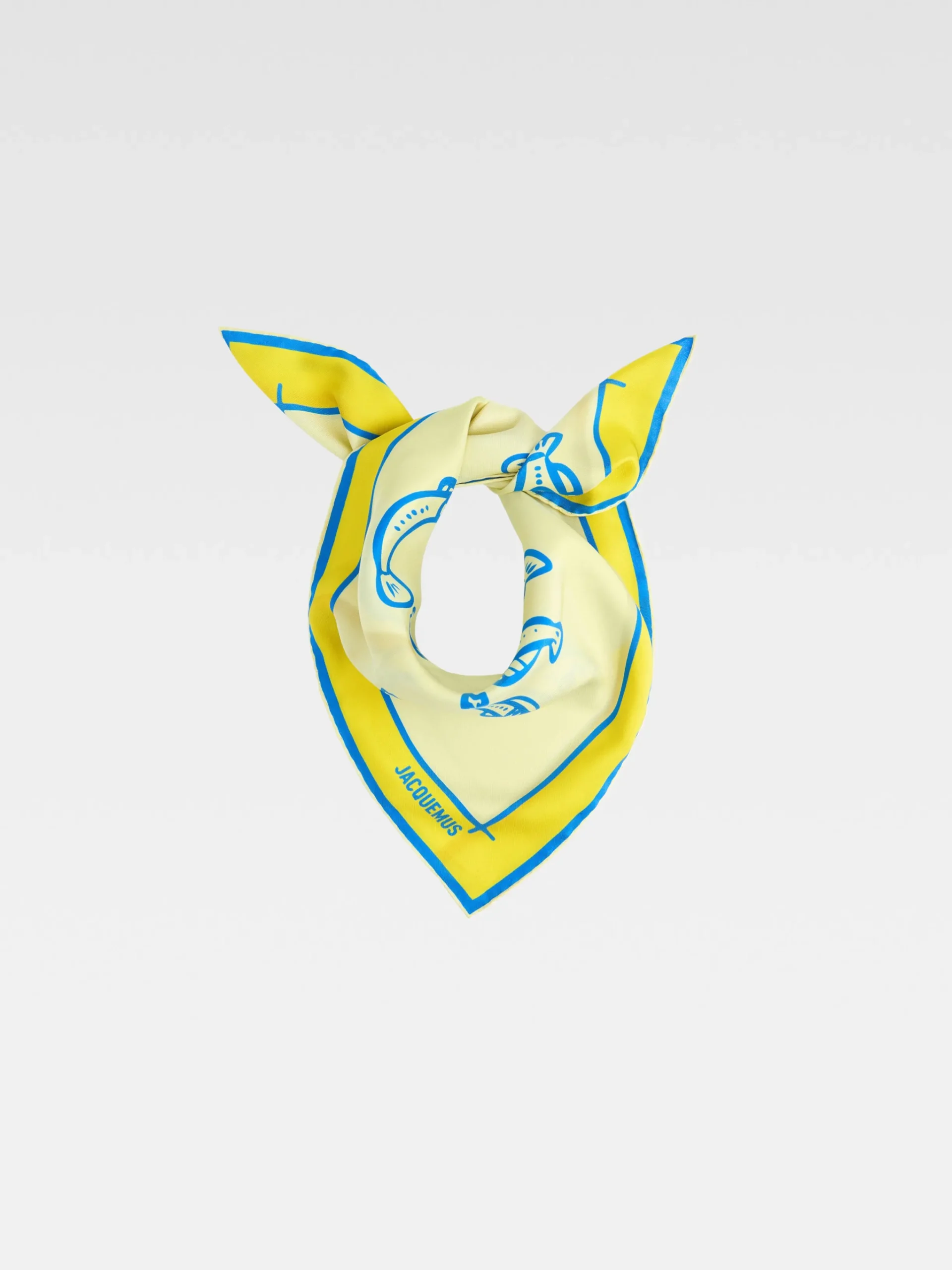 Clearance Jacquemus De Pesco bandana PrintCapriFishYellow